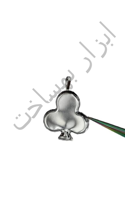 فریم استیل رزین گشنیز  گوشواره