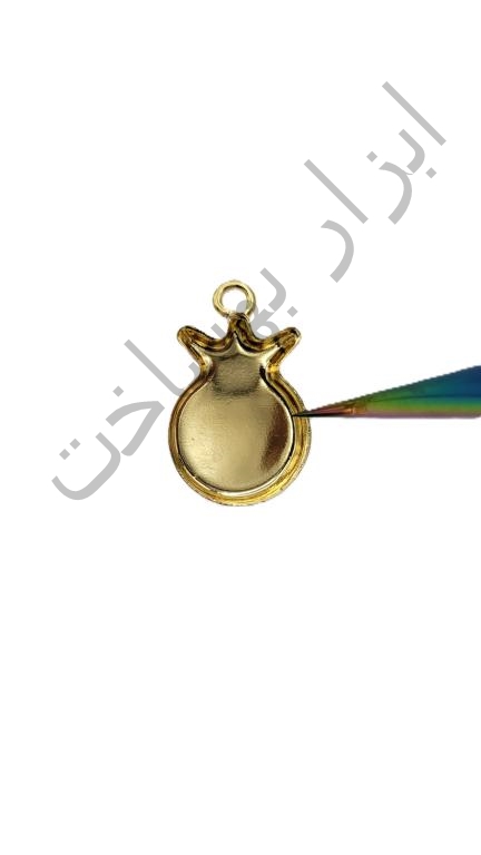 فریم استیل رزین انار گردنبند