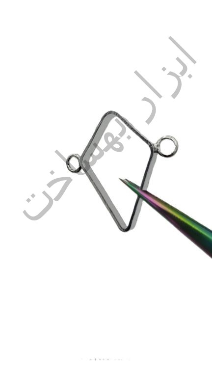 فریم استیل رزین لوزی  دستبند