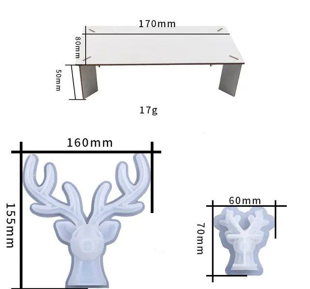 قالب سیلکونی وارداتی وارداتی سر گوزن