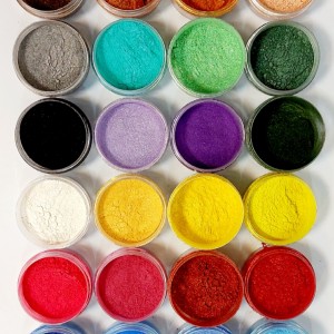 رنگ پودری پودری صدفی