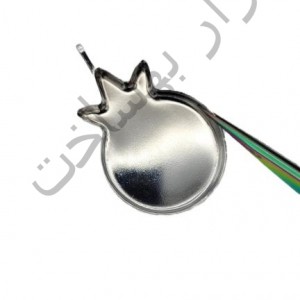 فریم استیل رزین انار گوشواره