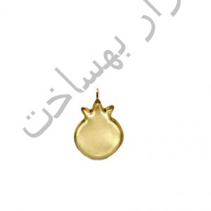 فریم استیل رزین انار گوشواره