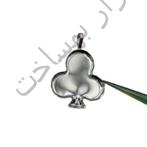 فریم استیل رزین گشنیز  گوشواره