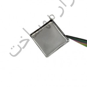 فریم استیل رزین لوزی   گوشواره