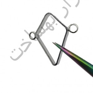 فریم استیل رزین لوزی  دستبند