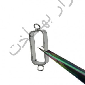 فریم استیل رزین مستطیل   دستبند