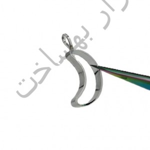 فریم استیل رزین ماه  گردنبند