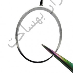 فریم استیل رزین  بیضی   گردنبند