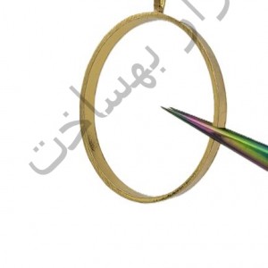 فریم استیل رزین  بیضی   گردنبند