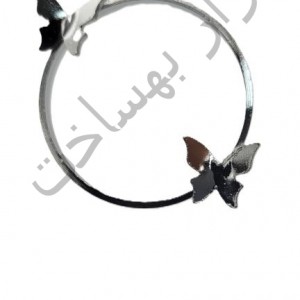 فریم استیل رزین  دایره  گردنبند طرح دار