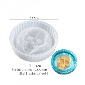 قالب سیلکونی وارداتی اسکلت زیر سیگاری