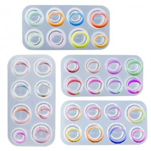 قالب سیلکونی وارداتی رینگ انگشتر 6 عددی