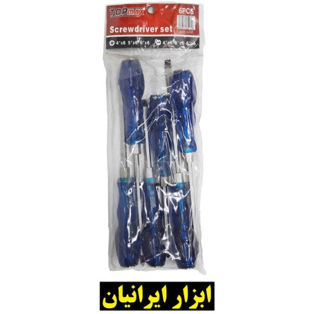 پیچ گوشتی ضربه خور 6 عددی Top