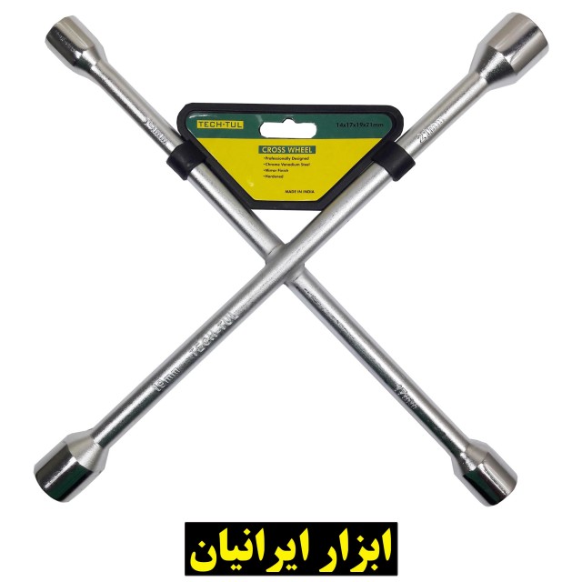 آچار چرخ 4 طرفه Tech Tul سفید