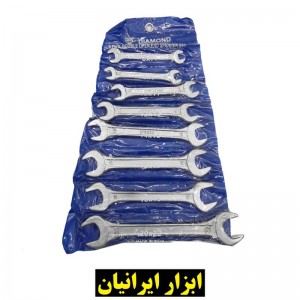 مجموعه 8 عددی آچار دو سر تخت دیاموند
