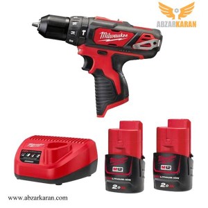 دریل شارژی چکشی میلواکی لیتیوم 12 ولت مدل M12 BPD-202C