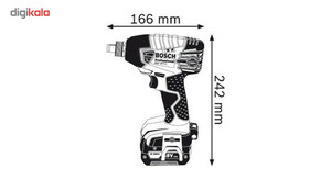 آچار بکس شارژی بوش مدل GDX 18 V-LI
