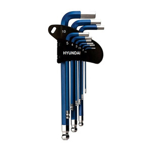 آچار آلن هیوندای مدل HT195 مجموعه 9 عددی