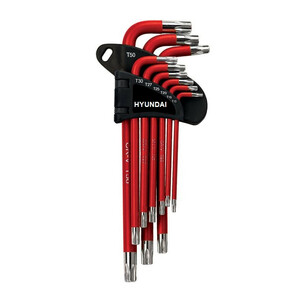 آچار آلن ستاره ای هیوندای مدل HT390 مجموعه 9 عددی