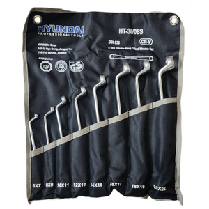 مجموعه 8 عددی آچار دوسر رینگی هیوندای مدل HT-38