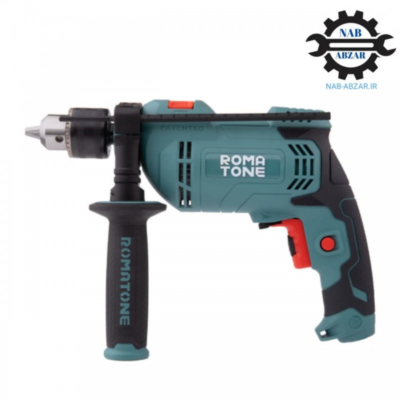 دریل 13 چکشی سه نظام اتومات 850 وات روماتون ROMATONE کد 3245