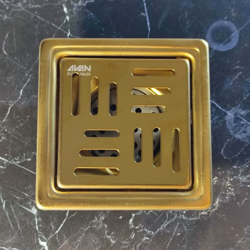 کفشور 11*11  استیل طلایی آوان کد G1103