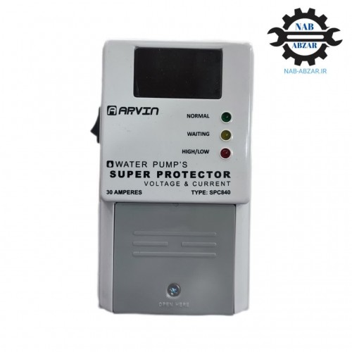سوپر محافظ ولتاژ و جریان مخصوص  پمپ آب آروین 30 آمپر spc840
