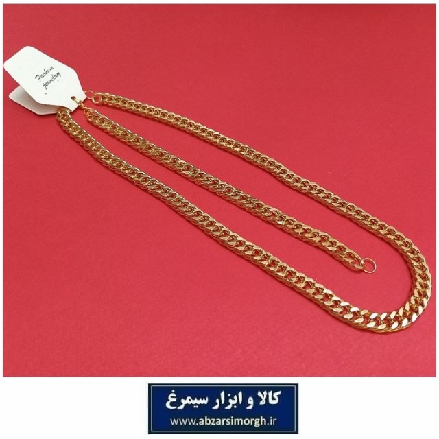 ست گردنبند و دستبند زنجیر کارتیه یا کارتیر طلایی D وزن 28 گرم فروش تک و تعداد ZBD-020