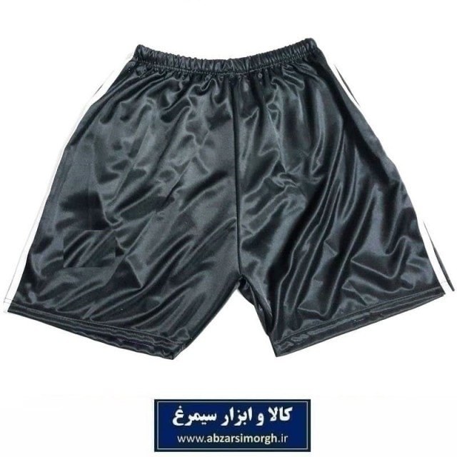 شورت و شلوارک ورزشی زنانه و مردانه 3 خط طرح آدیداس رنگ مشکی فروش تک و تعداد VLV-006G