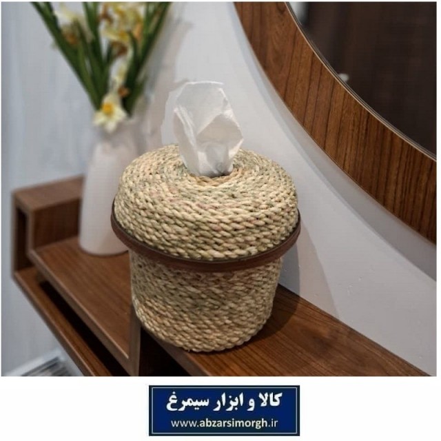 هولدر و جای دستمال کاغذی حصیری HWK-031