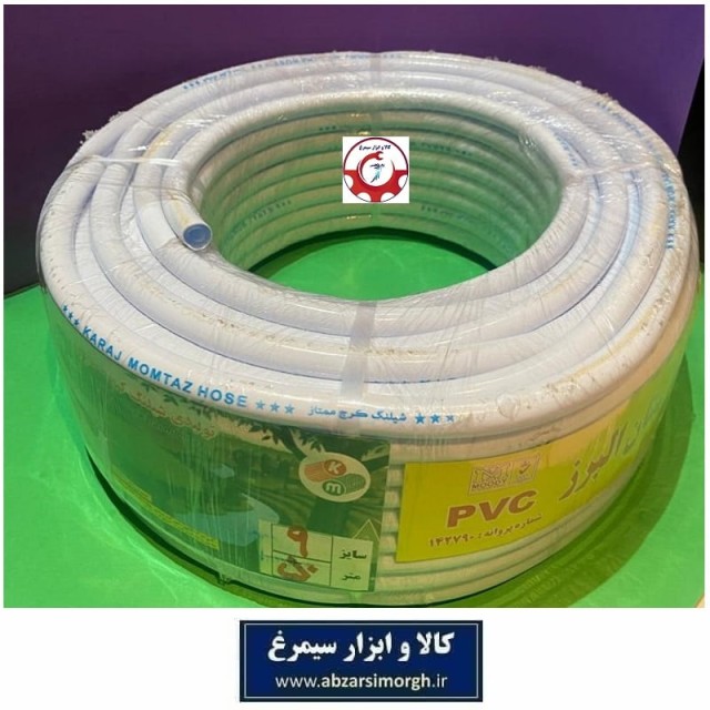 شیلنگ گاز رنگ سفید - شلنگ نخ دار کرج ممتاز مواد نو مناسب مصارف خانگی SHO-001