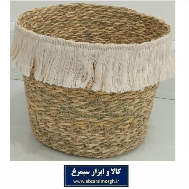 گلدان حصیری با ریشه HWK-033