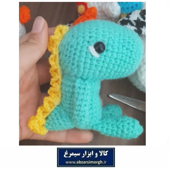 عروسک بافتنی دایناسور مناسب جوایز مدرسه و هدیه دانش آموزی فروش تک و تعداد HSK-192