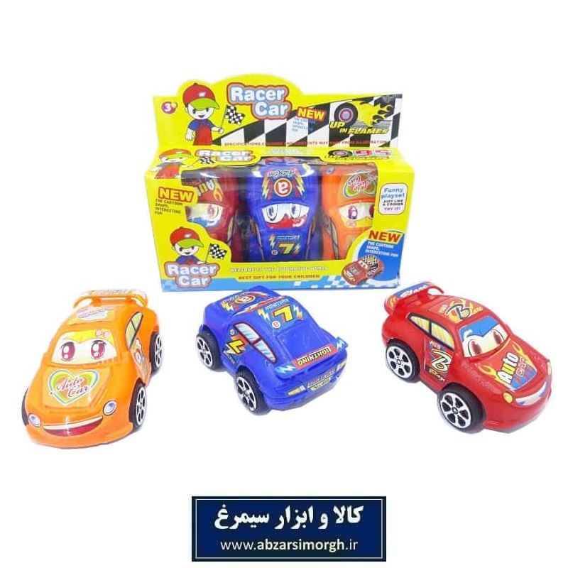 ست ۳ عددی ماشین اسباب بازی عقب کش ۸ سانت TMT-007