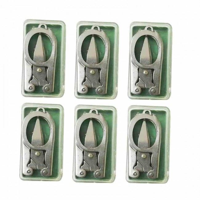 قیچی فلزی تاشو کوچک ۶ عددی OHGC-013