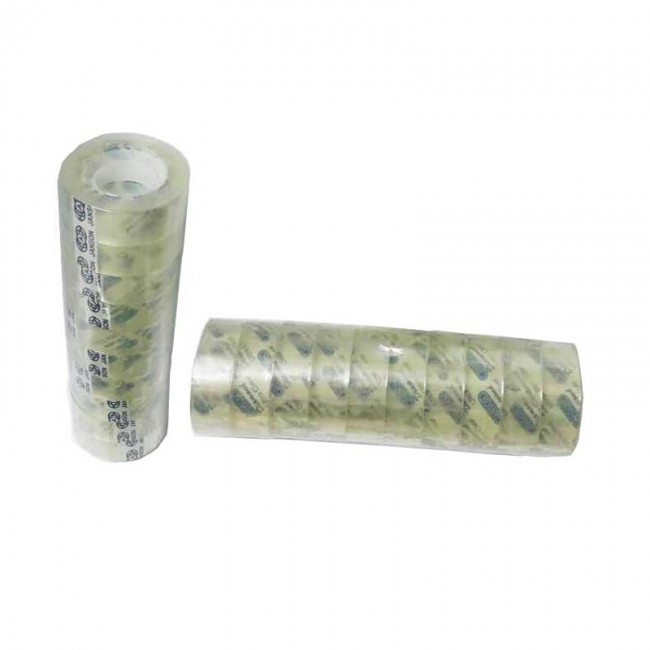 چسب نواری ۳۶ یاردی کریستال Janson جانسون بسته ۱۰ عددی OOCP-002