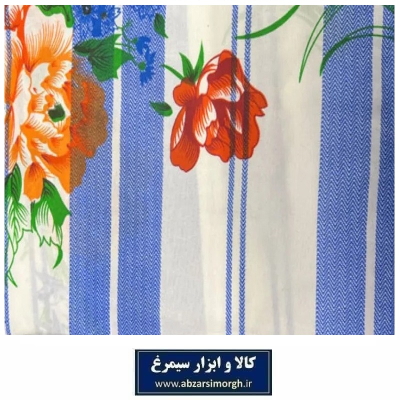 ملحفه ۳۳۳ طرح کویتی دور دوخت آماده 2 نفره با گل زیبا فروش تک و جین 12 عددی HKK-023