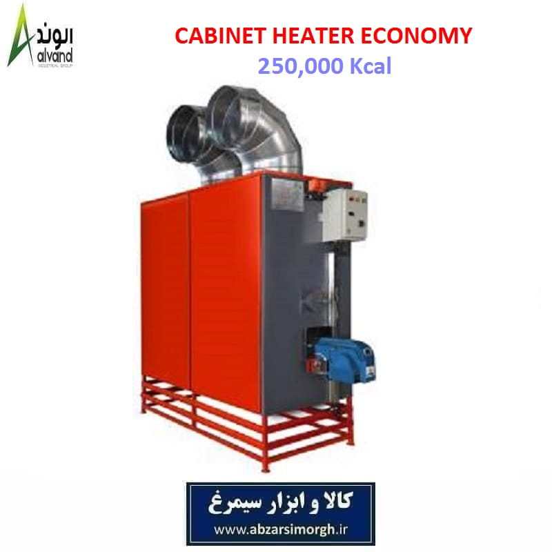 هیتر کابینتی 250 هزار کیلو کالری برند الوند Alvand