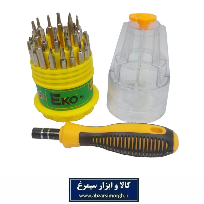 پیچ گوشتی 31 پارچه لیوانی Eko