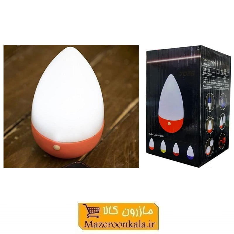 چراغ خواب و کمپینگ تعادلی  تامبلر لایت مدل قطره 3 حالته با جعبه ELU-007