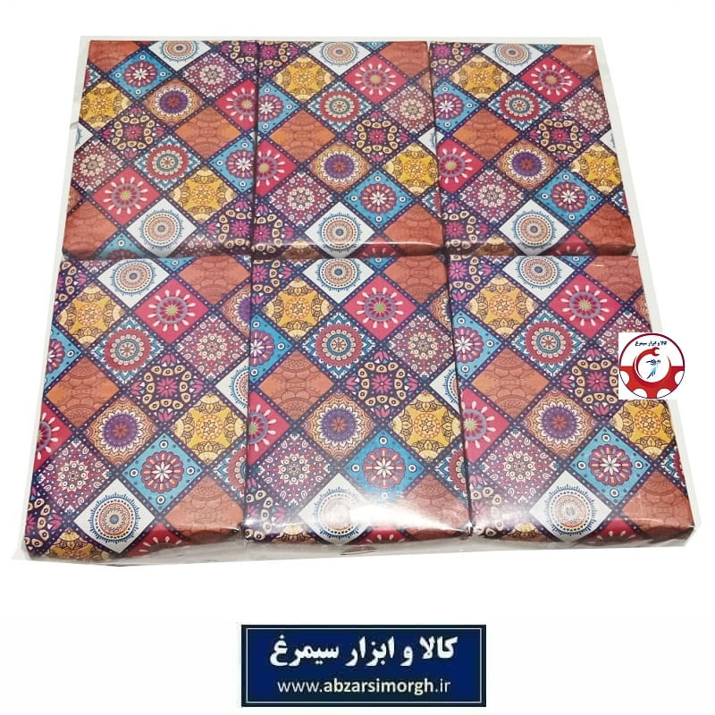 جعبه هدیه و کادو مقوایی طرح سنتی کاشی 2.5 * 7 * 10 سانت OPK-026