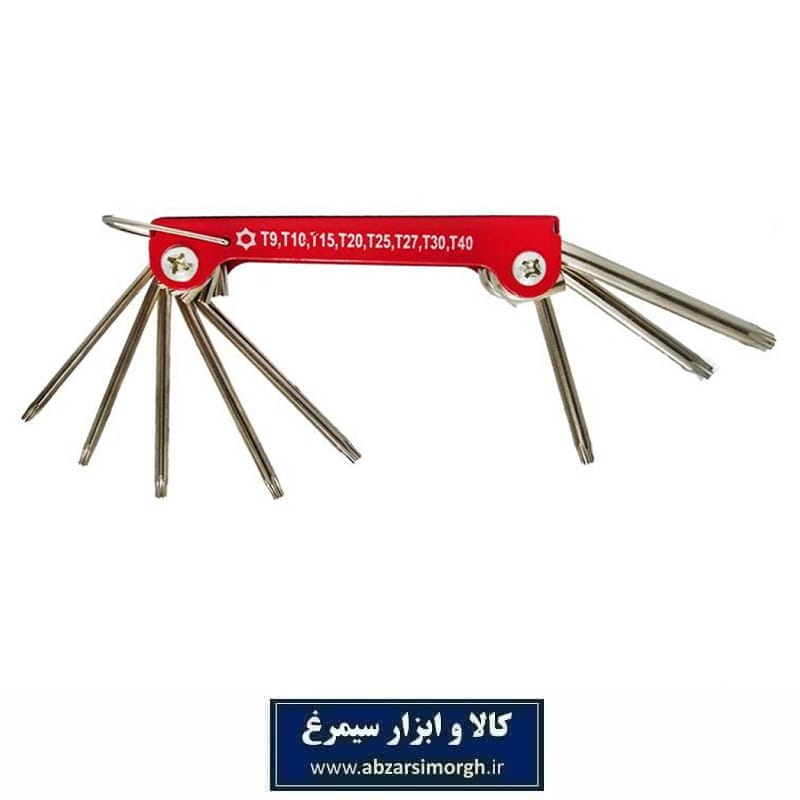 مجموعه 8 عددی آچار آلن ستاره‌ای یانگ گونگ مدل LB-048M