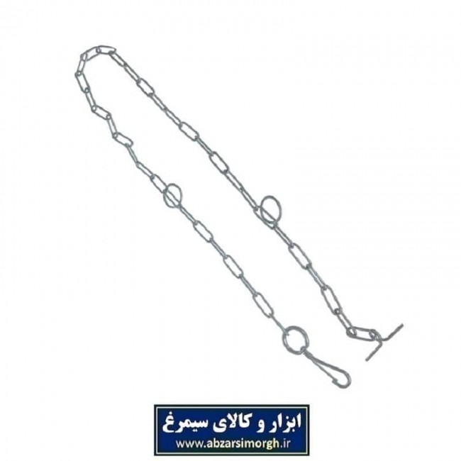 زنجیر و هرزگرد قلاده سنگین سایز ۴، وزن 635 گرم و طول ۲ متر تولید ایران HPS-011