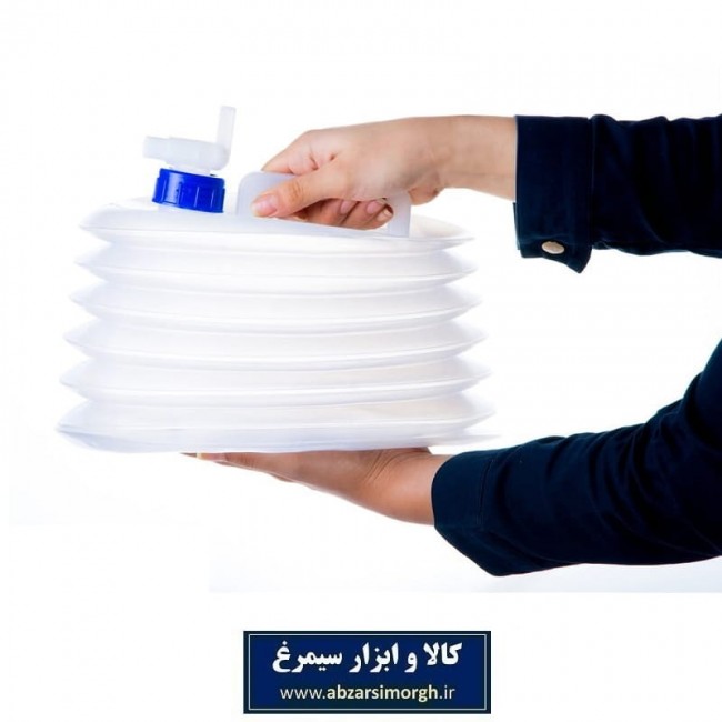 گالن و دبه آب پلاستیکی تاشو ۱۰ لیتری شیر دار سفری و کمپینگ PGA-001