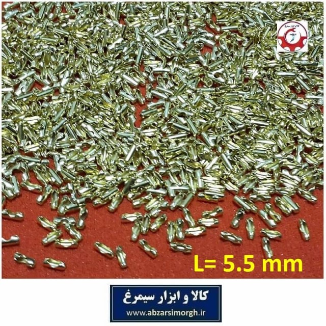 قفل ساچمه ای زیورآلات گردنبند، زنجیر و پلاک شناسایی طلایی 5.5 میلیمتر فروش تک و تعداد HSK-147