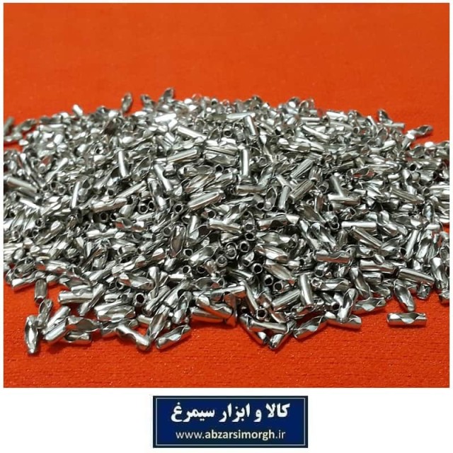 قفل ساچمه ای زیورآلات گردنبند، زنجیر و پلاک شناسایی نقره ای 9 میلیمتر فروش تک و تعداد HSK-150