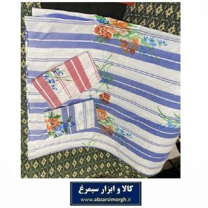 ملحفه ۳۳۳ طرح کویتی دور دوزی آماده 2 نفره