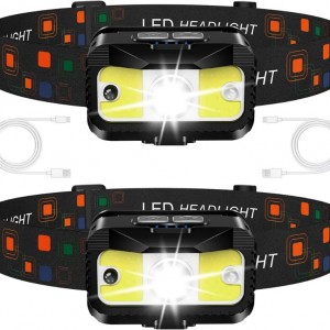هد لامپ یا چراغ پیشانی کمپینگ، کوهنوردی و خودرو شارژی ECG-023