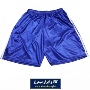 شورت و شلوارک ورزشی مردانه و پسرانه 3 خط طرح آدیداس رنگ آبی فروش تک و تعداد VLV-006B